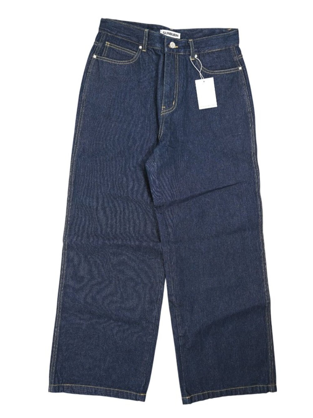 Sunburn Project Low Rise Denim Pants in Blue